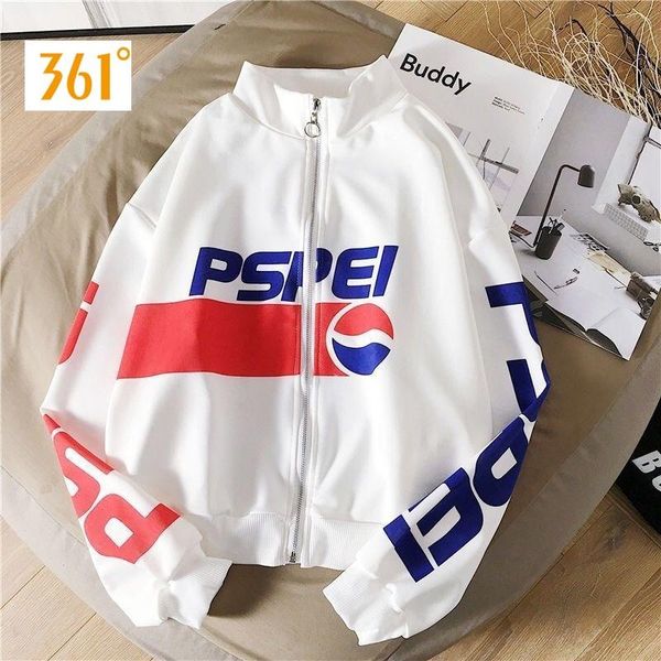 361 women's sportswear outerwear fall 2020 new long sleeve cardigan hoodie women's sportswear, Black;red
361 women's sportswear outerwear fall 2020 new long sleeve cardigan hoodie women's sportswear, Black;red