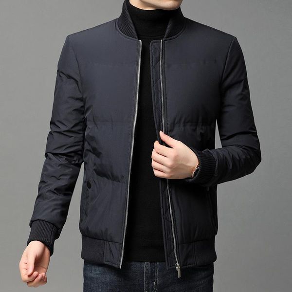 winter new men's down jacket young and middle-aged fashion casual korean solid color stand collar thickened down jacket, Black
winter new men's down jacket young and middle-aged fashion casual korean solid color stand collar thickened down jacket, Black