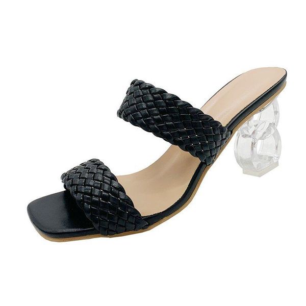 sandals transparent high heels women square toe summer shoes woman clear pumps wedding jelly buty damskie slippers, Black
sandals transparent high heels women square toe summer shoes woman clear pumps wedding jelly buty damskie slippers, Black