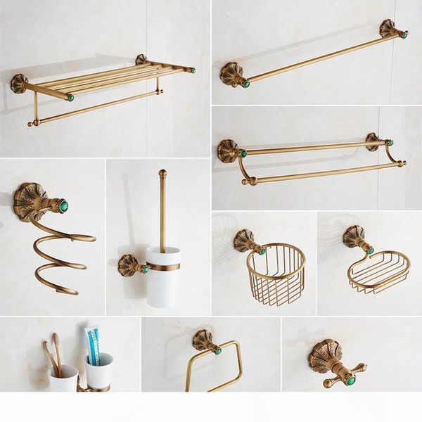 bathroom accessories set retro brass bath toilet paper hairdryer holder towel rack wall hook soap dish bathroom hardware bbyhid packing2010
bathroom accessories set retro brass bath toilet paper hairdryer holder towel rack wall hook soap dish bathroom hardware bbyhid packing2010