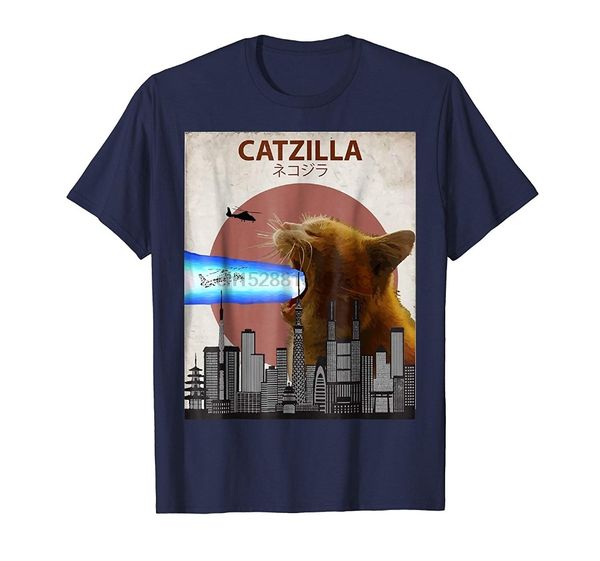 2018 мода 100% хлопок slim fit top catzilla смешные cat t-shirt cute японская cat любители подарков тенниска спорта толстовка с капюшоном то
2018 мода 100% хлопок slim fit top catzilla смешные cat t-shirt cute японская cat любители подарков тенниска спорта толстовка с капюшоном то