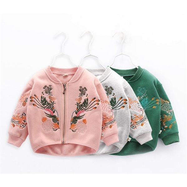 girls' children's jacket korean autumn jacket embroidered embroidery baseball uniform baby jacket 201126, Blue;gray
girls' children's jacket korean autumn jacket embroidered embroidery baseball uniform baby jacket 201126, Blue;gray