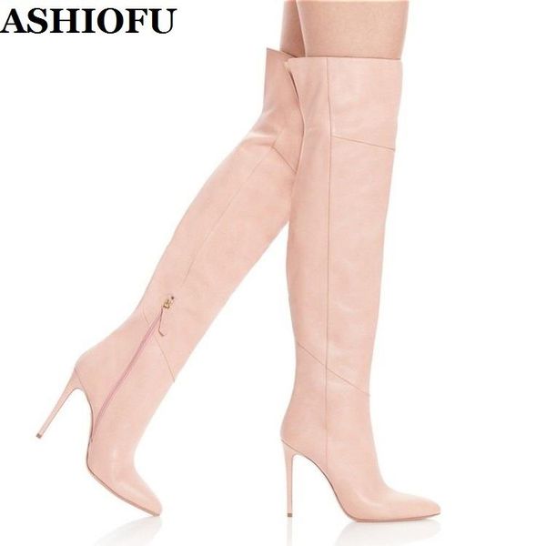 ashiofu new style handmade ladies high heels over knee boots night-club stripper thigh high boots winter fashion long, Black
ashiofu new style handmade ladies high heels over knee boots night-club stripper thigh high boots winter fashion long, Black