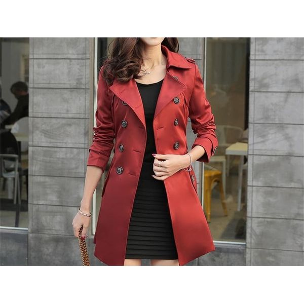 women's windbreaker slim double breasted trench coat fashion classic british female elegant overcoat 5xl, Tan;black
women's windbreaker slim double breasted trench coat fashion classic british female elegant overcoat 5xl, Tan;black