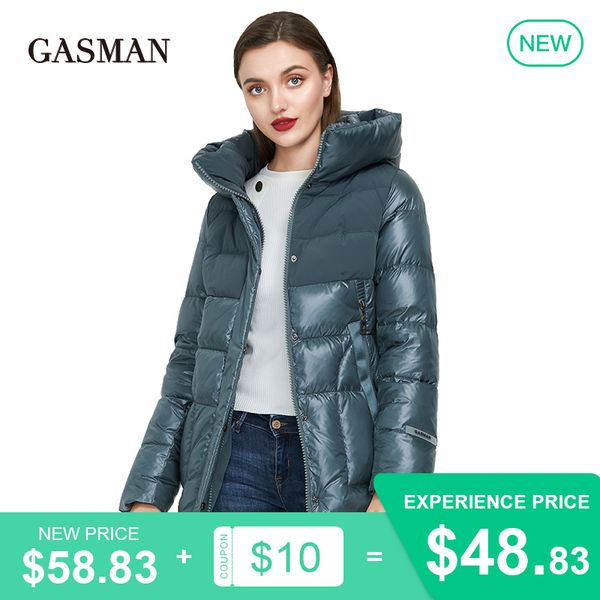 gasman 2020 women's winter jacket new long warm beige down parka coat women fashion collection outwear female elegant jacket 008 1014, Black
gasman 2020 women's winter jacket new long warm beige down parka coat women fashion collection outwear female elegant jacket 008 1014, Black