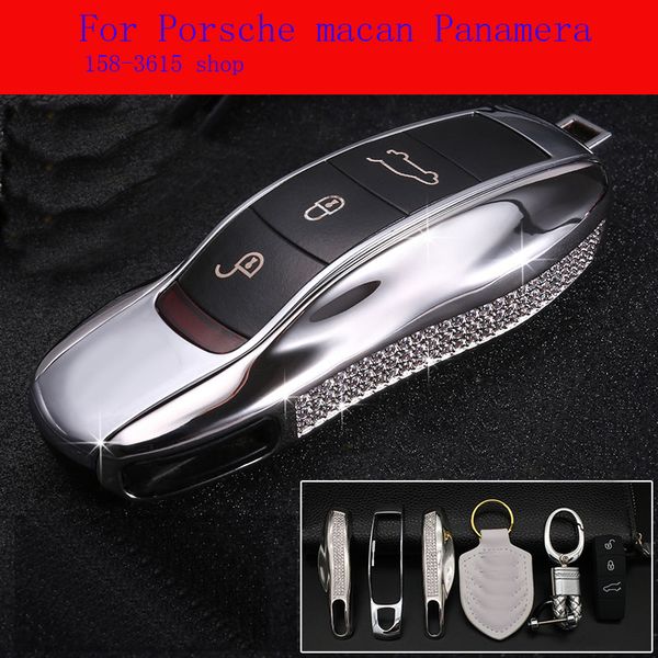car key case key chain bag aluminium alloy diamond inlay for porsche macan panamera accessories
car key case key chain bag aluminium alloy diamond inlay for porsche macan panamera accessories