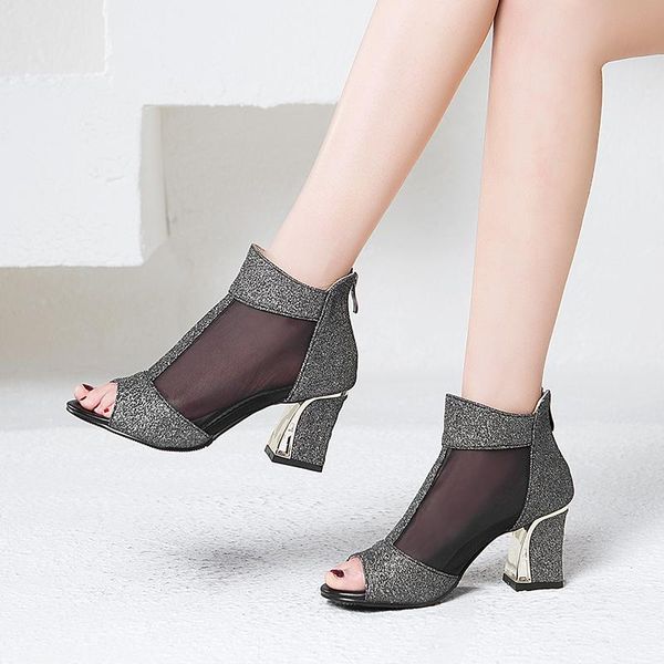 boots pqecfs big size 32-43 summer fashion women mesh peep toe med square heel ankle riding 3 colors, Black
boots pqecfs big size 32-43 summer fashion women mesh peep toe med square heel ankle riding 3 colors, Black