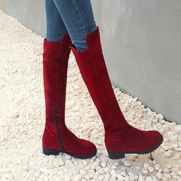 2021 winter women's shoes flat heel over the knee boots suede half zipper ladies boots high short plush in autumn warm, Black
2021 winter women's shoes flat heel over the knee boots suede half zipper ladies boots high short plush in autumn warm, Black