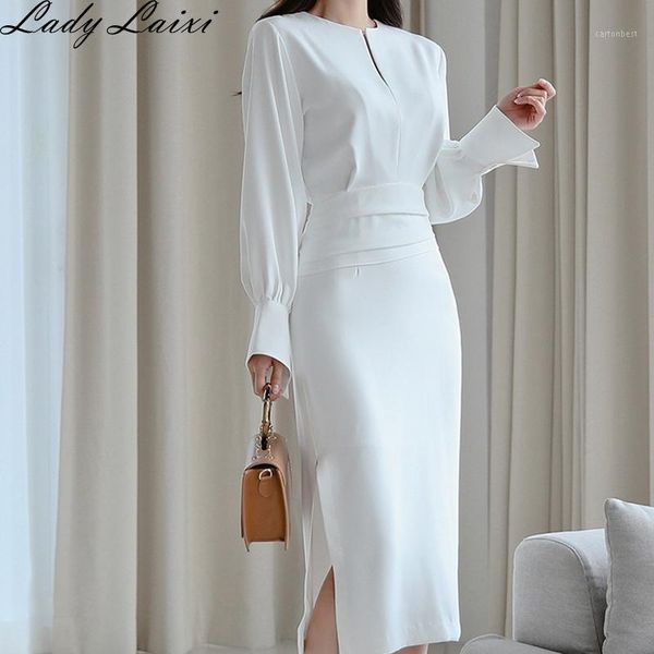 casual dresses 2021 spring solid white women slim office bodycon pencil elegant midi long party dress1, Black;gray
casual dresses 2021 spring solid white women slim office bodycon pencil elegant midi long party dress1, Black;gray