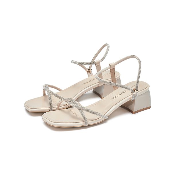 luxury designer shoes women sandals high heels summer shoes woman open toes buckle casual hoof heel female shoes crystal, Black
luxury designer shoes women sandals high heels summer shoes woman open toes buckle casual hoof heel female shoes crystal, Black