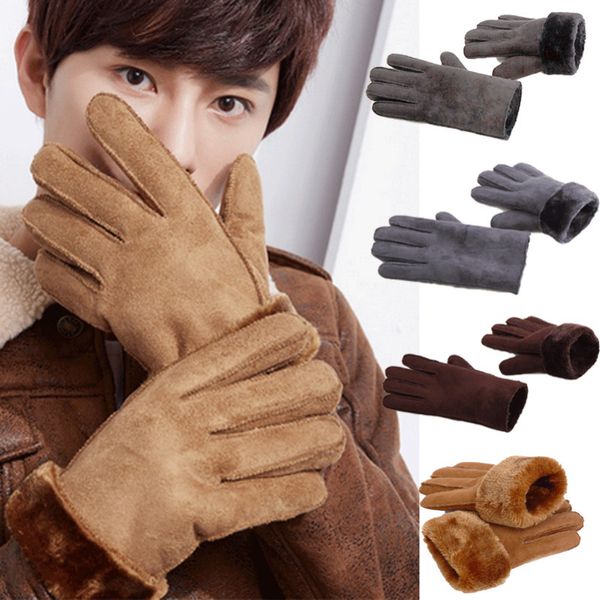 warm deer skin leather winter for soft black mittens imitate rabbit hair wool touchscreen gloves men mitten, Blue;gray
warm deer skin leather winter for soft black mittens imitate rabbit hair wool touchscreen gloves men mitten, Blue;gray