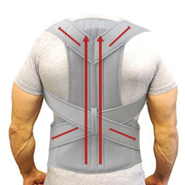 back support belt men women adjustable posture corrector lumbar brace breathable deportment corset for spine1, Black;blue 
back support belt men women adjustable posture corrector lumbar brace breathable deportment corset for spine1, Black;blue