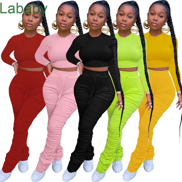 women two pieces outfits designer solidlong sleeve high waist pleated trousers ladies new spring fashion casual suits 2021, White
women two pieces outfits designer solidlong sleeve high waist pleated trousers ladies new spring fashion casual suits 2021, White