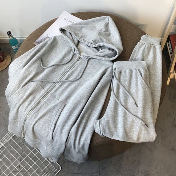 women's spring and autumn thin 2020 new zipper hoodie two hoodie leggings piece loose sports casual suit leggings m6nki, Gray
women's spring and autumn thin 2020 new zipper hoodie two hoodie leggings piece loose sports casual suit leggings m6nki, Gray