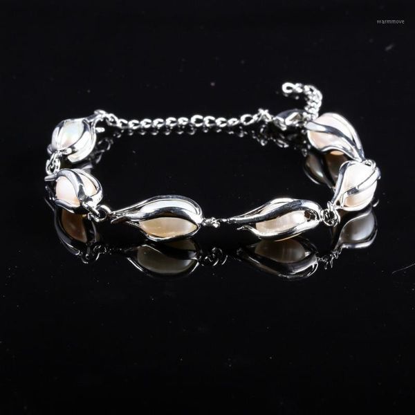 New rice-shaped white pearl bracelet Simple And fashion party jewelry personalized gift size 18cm1, Black
New rice-shaped white pearl bracelet Simple And fashion party jewelry personalized gift size 18cm1, Black
