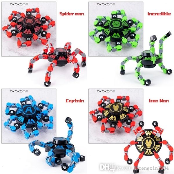 2022 transformation robots fidget toys for children fingertip mechanical gyro puzzle deformation mech chain changing shape rotating toy
2022 transformation robots fidget toys for children fingertip mechanical gyro puzzle deformation mech chain changing shape rotating toy