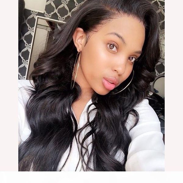 13x6 lace front human hair wig with baby hair body wave glueless brazilian full lace wigs for women natural hairline 360 lace frontal, Black
13x6 lace front human hair wig with baby hair body wave glueless brazilian full lace wigs for women natural hairline 360 lace frontal, Black
