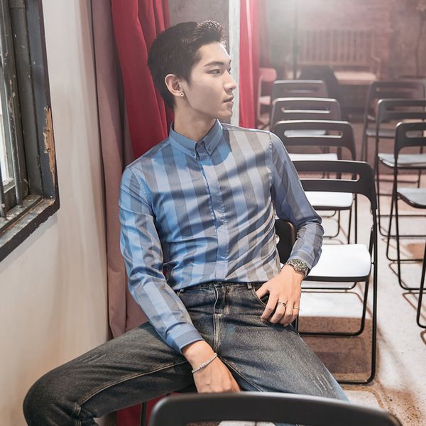 2021 men's slimming shirts fancy korean version new fall is very nice of stripes. ciu4, Black
2021 men's slimming shirts fancy korean version new fall is very nice of stripes. ciu4, Black