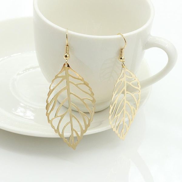 new gold silver color vintage bohemia hollow out leaf earrings for women wedding party jewelry gifts
new gold silver color vintage bohemia hollow out leaf earrings for women wedding party jewelry gifts