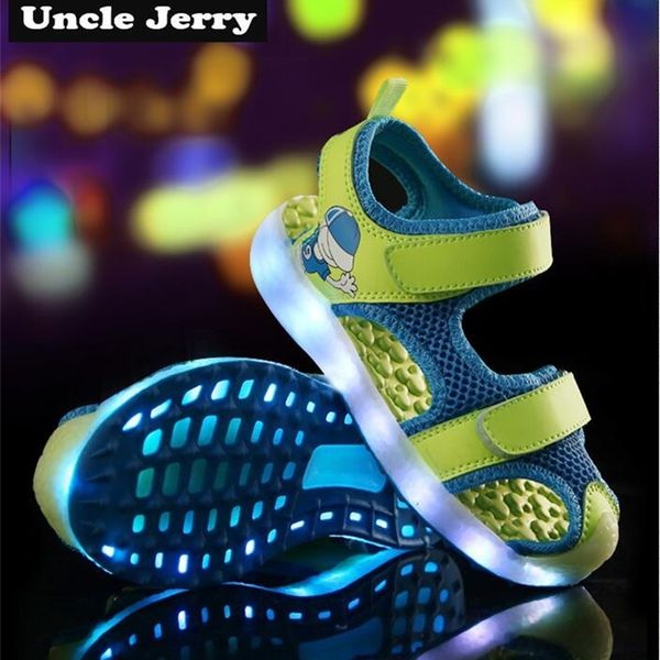 unclejerry kids glowing beach sandals usb rechargeable shoes boys and girls summer fashion sandals comfortable outside shoes y200619, Black;red
unclejerry kids glowing beach sandals usb rechargeable shoes boys and girls summer fashion sandals comfortable outside shoes y200619, Black;red