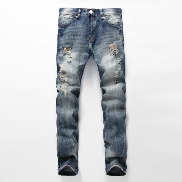 men's men's fashion jeans and jeans holes nostalgic pasted denim pants autumn and winter new 952 wgkcg, Blue
men's men's fashion jeans and jeans holes nostalgic pasted denim pants autumn and winter new 952 wgkcg, Blue