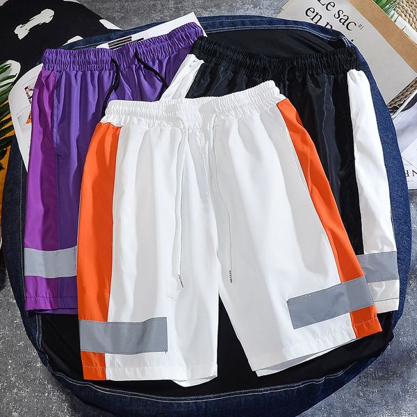 summer new men casual men's reflective streetwear shorts fashion straight drawstring short male 2020 dropshipping, White;black
summer new men casual men's reflective streetwear shorts fashion straight drawstring short male 2020 dropshipping, White;black