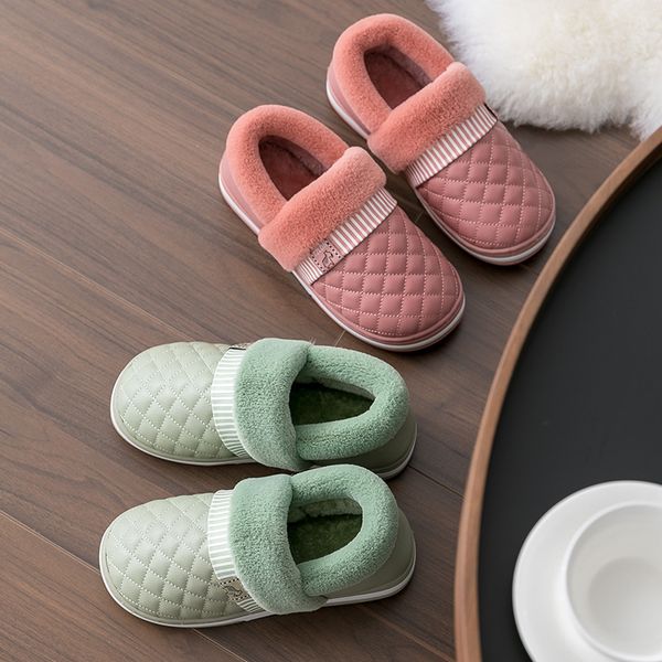 tzldn women winter warm home slippers couple shoes female plush leather slip on soft indoor flats comfort ladies man plus size x1020, Black 
tzldn women winter warm home slippers couple shoes female plush leather slip on soft indoor flats comfort ladies man plus size x1020, Black