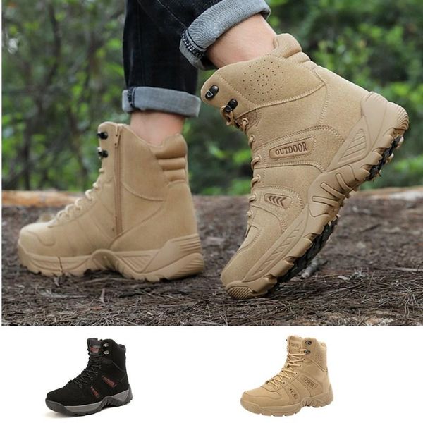 men outdoor sneakers comfortable soft lace-up hiking boots thick wear-resistant non-slip waterproof
men outdoor sneakers comfortable soft lace-up hiking boots thick wear-resistant non-slip waterproof