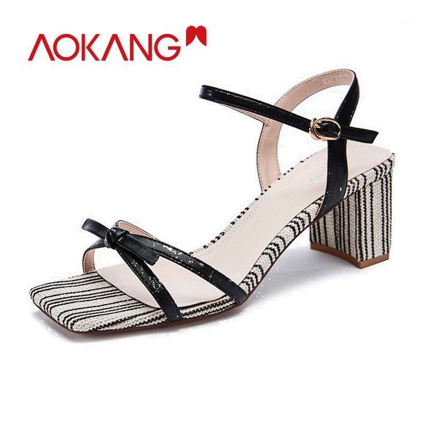 sandals aokang woman arrivla 2021 summer shoes high heels ankle strap party female zapatos mujer1, Black
sandals aokang woman arrivla 2021 summer shoes high heels ankle strap party female zapatos mujer1, Black