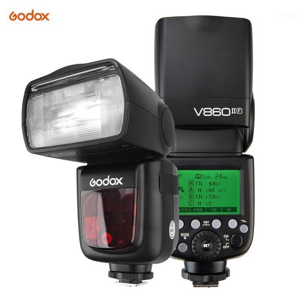 flashes godox ving v860iif speedlitel li-ion camera flash x system 1/8000s hss gn60 master+slave for fuji x100t series camera1