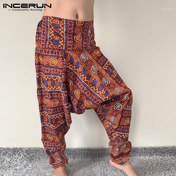 leisure printed drop crotch pants incerun mens loose high waist trousers man fashion baggy wide leg pantalones streetwear s-5xl1, Black
leisure printed drop crotch pants incerun mens loose high waist trousers man fashion baggy wide leg pantalones streetwear s-5xl1, Black