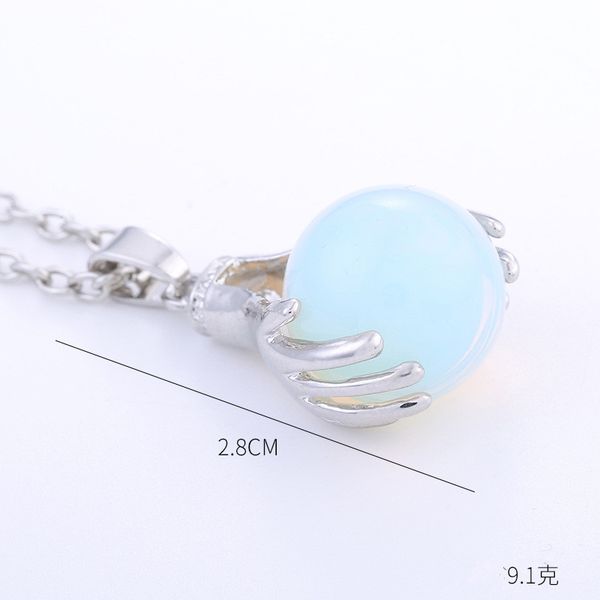 new natural crystal quartz healing point chakra bead pendulum chakra chain turquoise pendulum fashion woman brithday stone pendant necklace, Silver
new natural crystal quartz healing point chakra bead pendulum chakra chain turquoise pendulum fashion woman brithday stone pendant necklace, Silver
