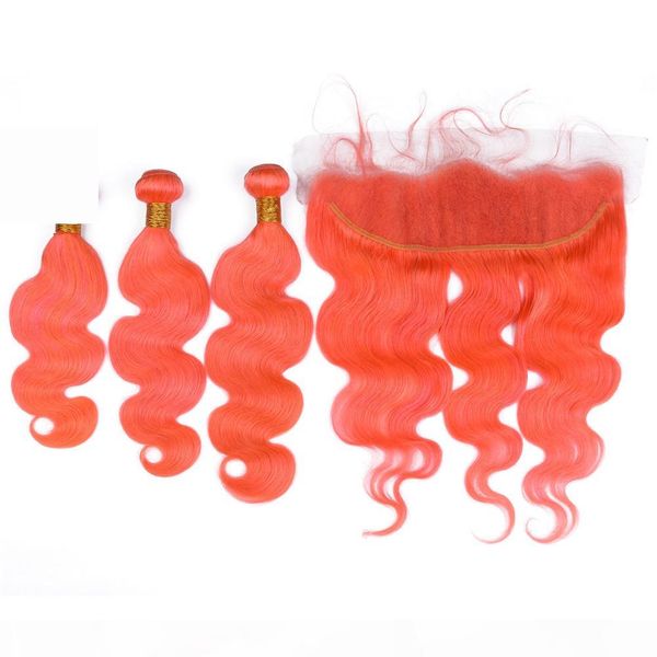 pure orange peruvian virgin hair bundles with frontal orange color human hair weave extensions body wave with lace frontal closure 13x4, Black
pure orange peruvian virgin hair bundles with frontal orange color human hair weave extensions body wave with lace frontal closure 13x4, Black