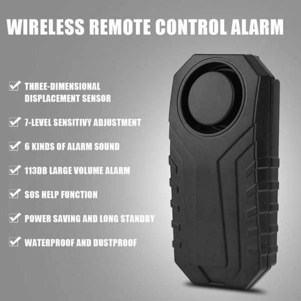 vife wireless remote control alarm bicycle alarm safety lock motorbike vehicle burglar siren home security alarme
vife wireless remote control alarm bicycle alarm safety lock motorbike vehicle burglar siren home security alarme