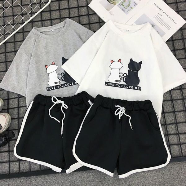 summer 2020 tshirts and shorts two pcs set tracksuit female striped beach casual shorts 2 piece outfits for women, Gray
summer 2020 tshirts and shorts two pcs set tracksuit female striped beach casual shorts 2 piece outfits for women, Gray