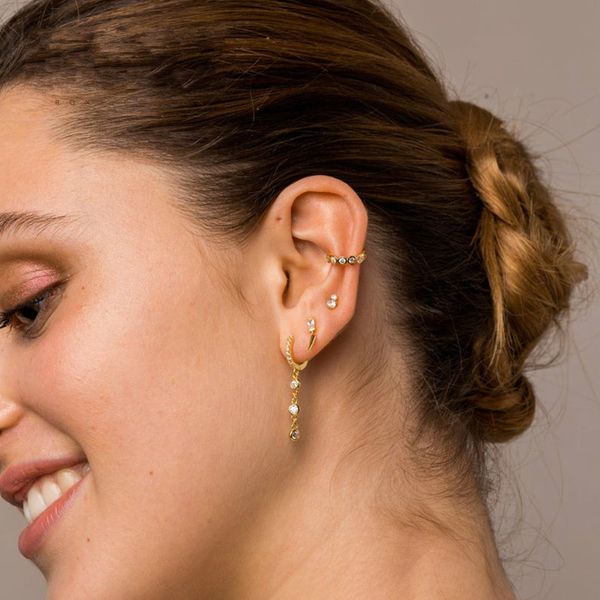 februaryfrost brand luxury 925 sterling silver drop earrings round zircon crystal long pendant pendientes women dangle earing oorbellen jewe, Golden
februaryfrost brand luxury 925 sterling silver drop earrings round zircon crystal long pendant pendientes women dangle earing oorbellen jewe, Golden