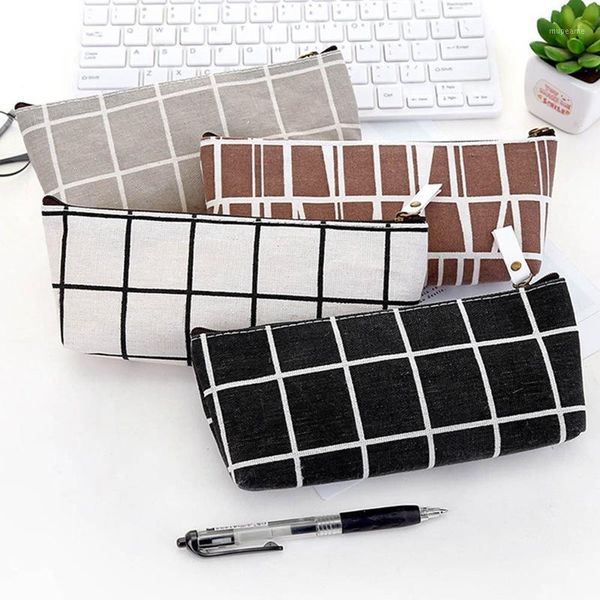 simple striped grid pencilcase canvas pencil case school pencil bag office supplies pen bag students writing stationery1
simple striped grid pencilcase canvas pencil case school pencil bag office supplies pen bag students writing stationery1