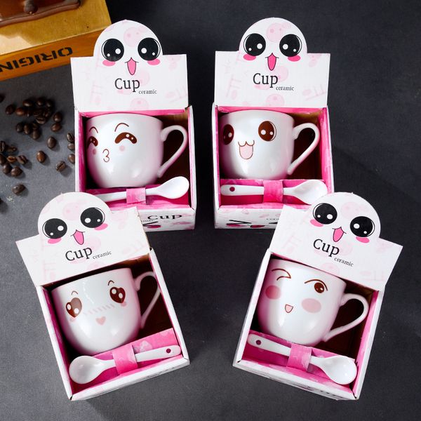 cups creative ceramic water coffee cup mug small gift expression cartoon cup opening cute gift
cups creative ceramic water coffee cup mug small gift expression cartoon cup opening cute gift
