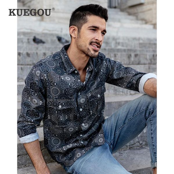 kuegou autumn 100% cotton clothing men's shirt letter geometric printting retro shirts men streetwear plus size bc-20505, White;black
kuegou autumn 100% cotton clothing men's shirt letter geometric printting retro shirts men streetwear plus size bc-20505, White;black