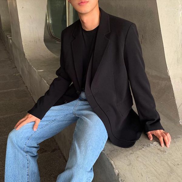 men's suits & blazers men business casual black suit jacket overcoat male women vintage streetwear blazer coat outerwear harajuku1, White;black
men's suits & blazers men business casual black suit jacket overcoat male women vintage streetwear blazer coat outerwear harajuku1, White;black