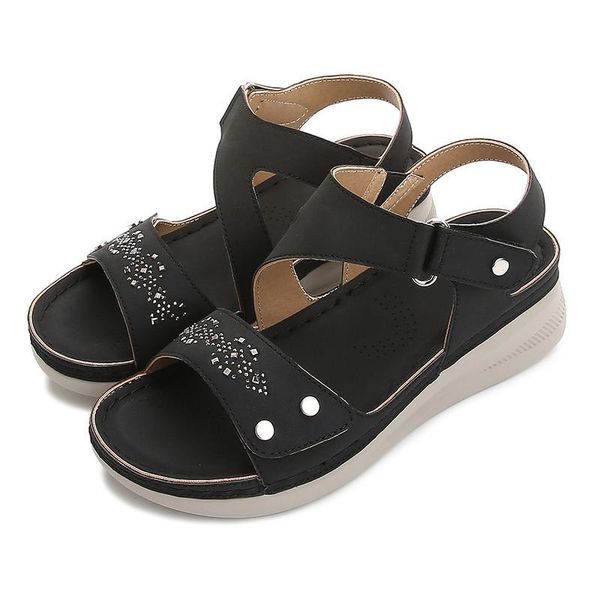 sandals women summer shoes casual platform wedges hook loop ladies fashion retro footwear comfortable woman 2021, Black
sandals women summer shoes casual platform wedges hook loop ladies fashion retro footwear comfortable woman 2021, Black
