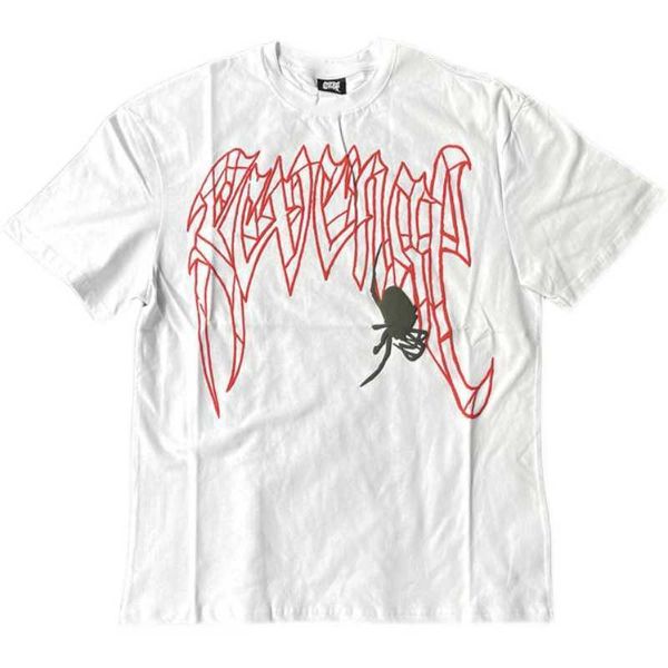 men's tees fla independent revenge style halloween limited short sleeve t-shirt summer trend casual round neck half high street, White;black
men's tees fla independent revenge style halloween limited short sleeve t-shirt summer trend casual round neck half high street, White;black