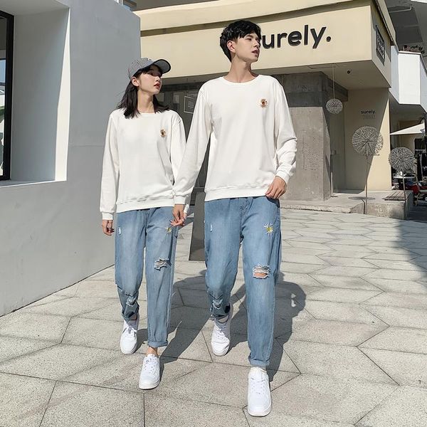 women's hoodies & sweatshirts lovers outfit real shoot autumn and winter small crowd design feeling hoodie ripped jeans couples clothes, Black
women's hoodies & sweatshirts lovers outfit real shoot autumn and winter small crowd design feeling hoodie ripped jeans couples clothes, Black