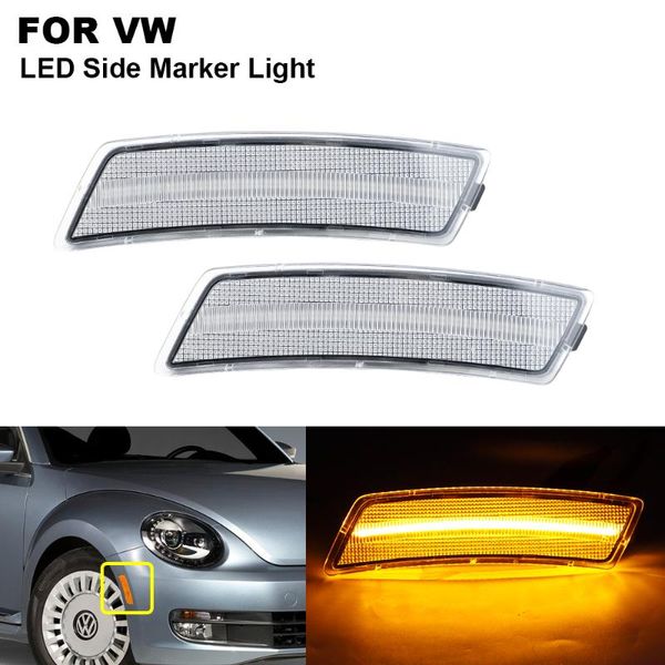 2pcs amber clear led side marker high fender light for vw for beetle 2012 2013 2014 2020 2020
2pcs amber clear led side marker high fender light for vw for beetle 2012 2013 2014 2020 2020