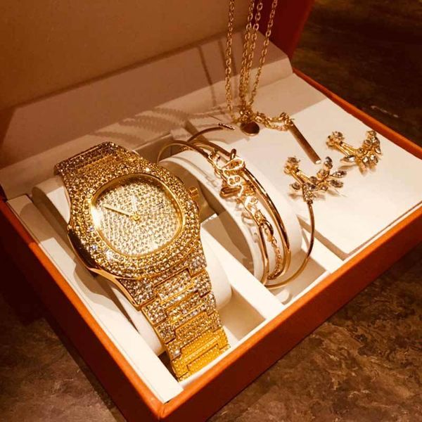 8pcs/set fashion creative diamond full diamond square watch leaf bracelet set earrings necklace spot fashion design, Slivery;brown
8pcs/set fashion creative diamond full diamond square watch leaf bracelet set earrings necklace spot fashion design, Slivery;brown