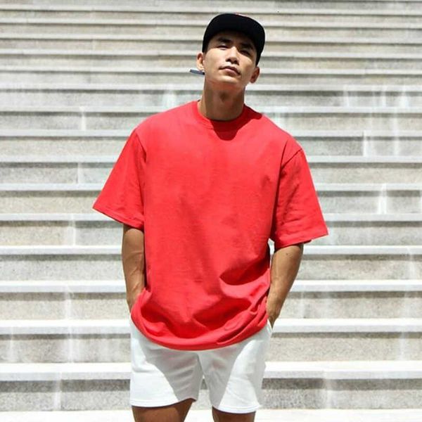 fashion short sleeve oversized t-shirt men's o neck solid cotton summer casual fitness gym clothing tees shirt plus size, White;black
fashion short sleeve oversized t-shirt men's o neck solid cotton summer casual fitness gym clothing tees shirt plus size, White;black