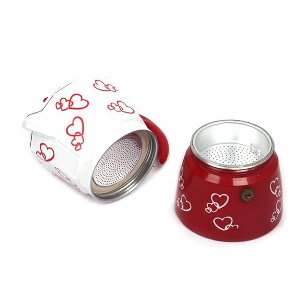 red heart print coffee maker aluminum alloy moka pot espresso mocha latte filter q0109
red heart print coffee maker aluminum alloy moka pot espresso mocha latte filter q0109