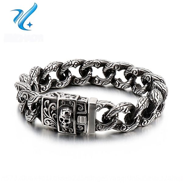 titanium steel pattern clasp punk fashion man skull casting titanium steel pattern clasp punk fashion man skull casting bracelet bracelet 0, Golden;silver
titanium steel pattern clasp punk fashion man skull casting titanium steel pattern clasp punk fashion man skull casting bracelet bracelet 0, Golden;silver