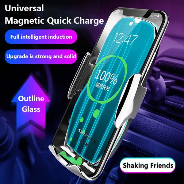 h8 wireless charger 15w intelligent infrared sensor automatic clamping mobile phone holder bracket car accessories
h8 wireless charger 15w intelligent infrared sensor automatic clamping mobile phone holder bracket car accessories