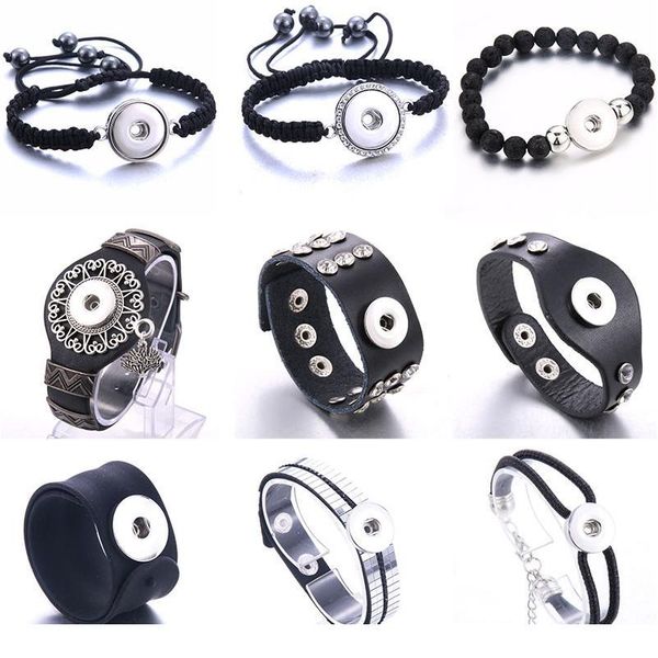 new black snap button bracelet lobster buckle snake chain bangles beaded snap bracelet fit 18mm snap buttons jllwde, Golden;silver
new black snap button bracelet lobster buckle snake chain bangles beaded snap bracelet fit 18mm snap buttons jllwde, Golden;silver